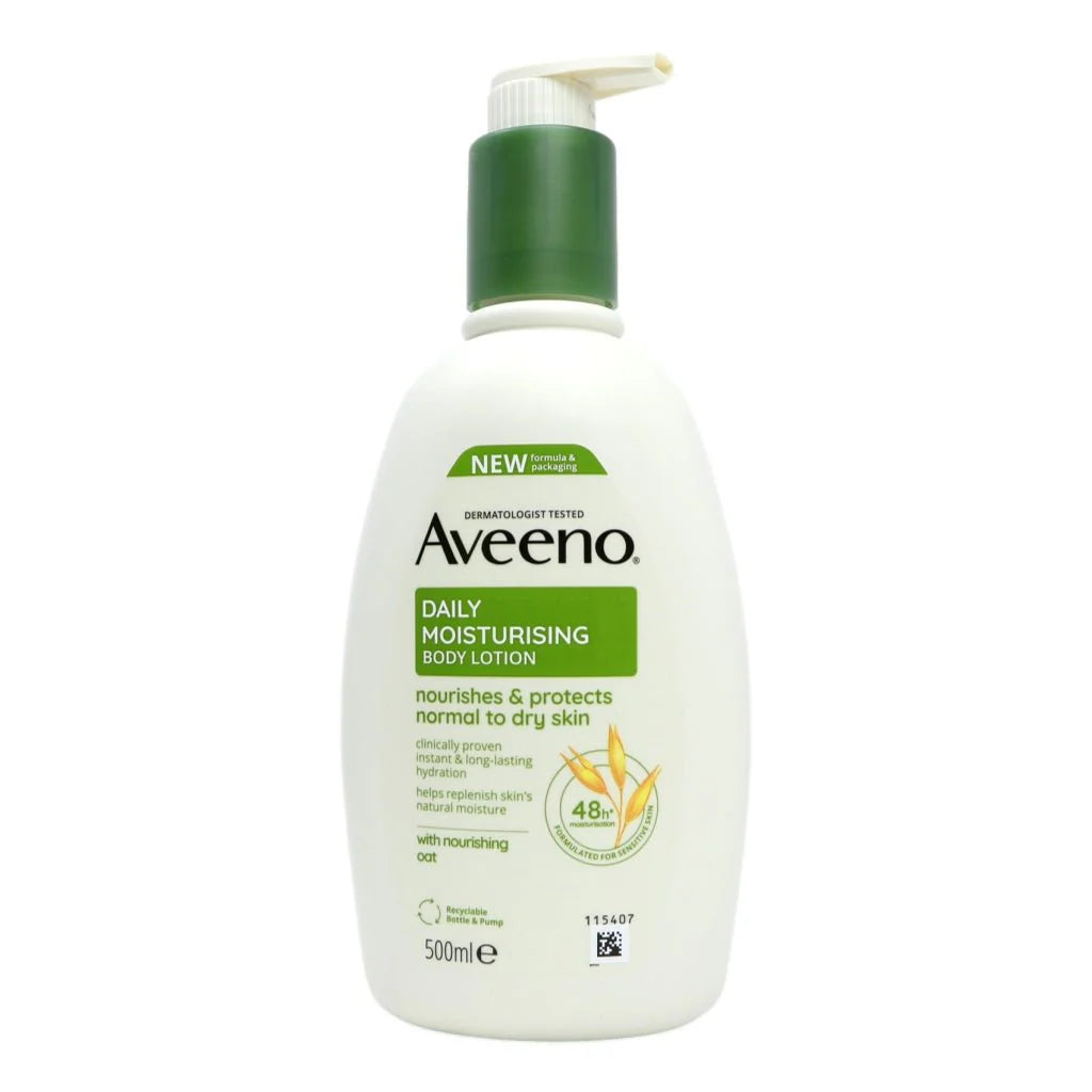 Aveeno Daily Moisturising Body Lotion with Prebiotic Colloidal Oatmeal – 500 ml