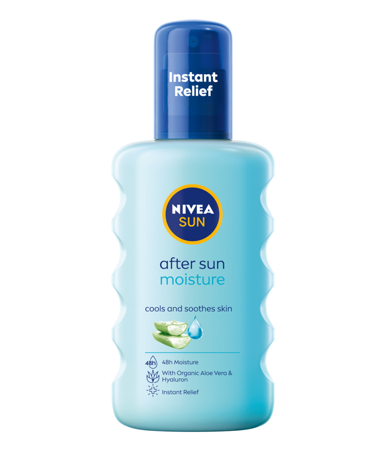 NIVEA Sun Moisture After Sun Spray with Aloe Vera, 200 ml