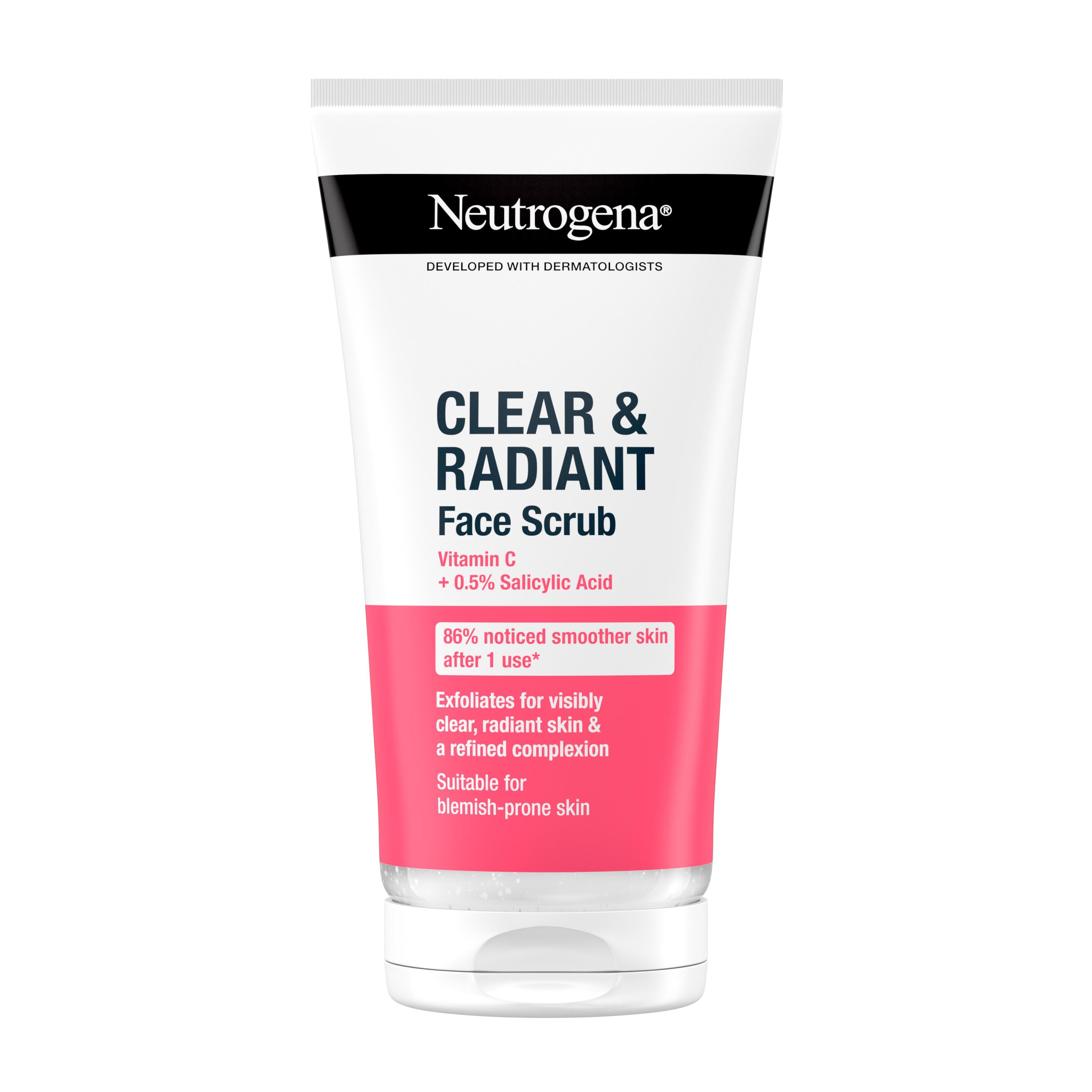 Neutrogena Clear & Radiant Face Scrub, 150ml