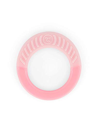 Twistshake Teether – 1+ Months – Pastel Pink