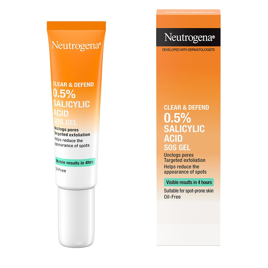Neutrogena Clear & Defend SOS Gel, 15ml (0.5% Salicylic Acid)