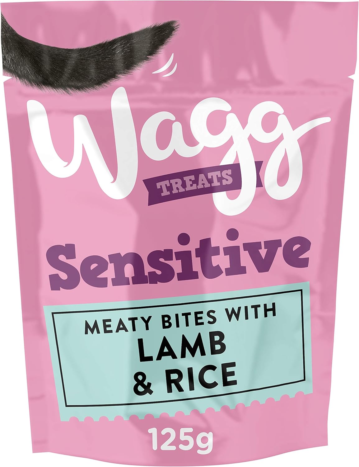 Wagg Sensitive Meaty Bites Lamb & Rice Dog Treats 125g, Oven Baked