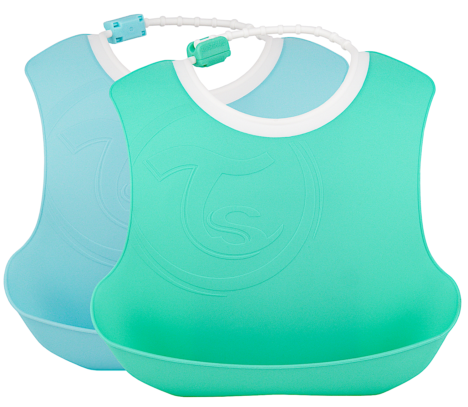 Twistshake Bib – 4+ Months – Pastel Blue/Green