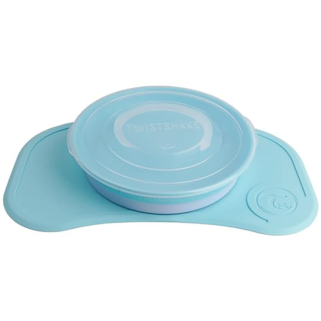 Twistshake Click-Mat Mini + Plate – Pastel Blue