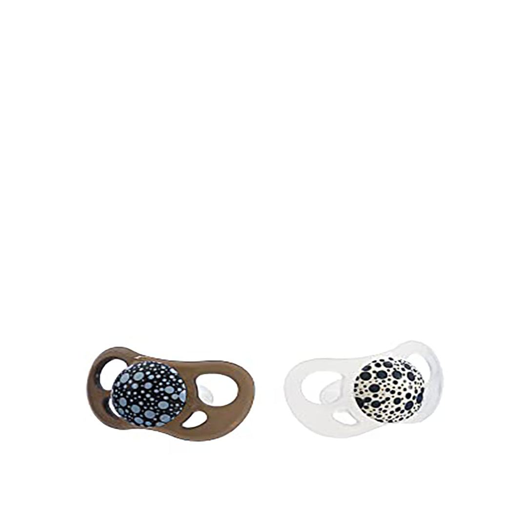 Twistshake 2x Pacifier – Black & White (6+ Months)