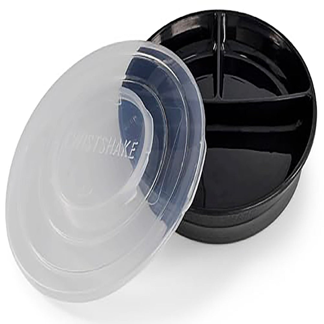 Twistshake Divided Plate – 6+ Months – Black