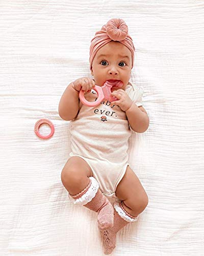 Twistshake Teether – 1+ Months – Pastel Pink