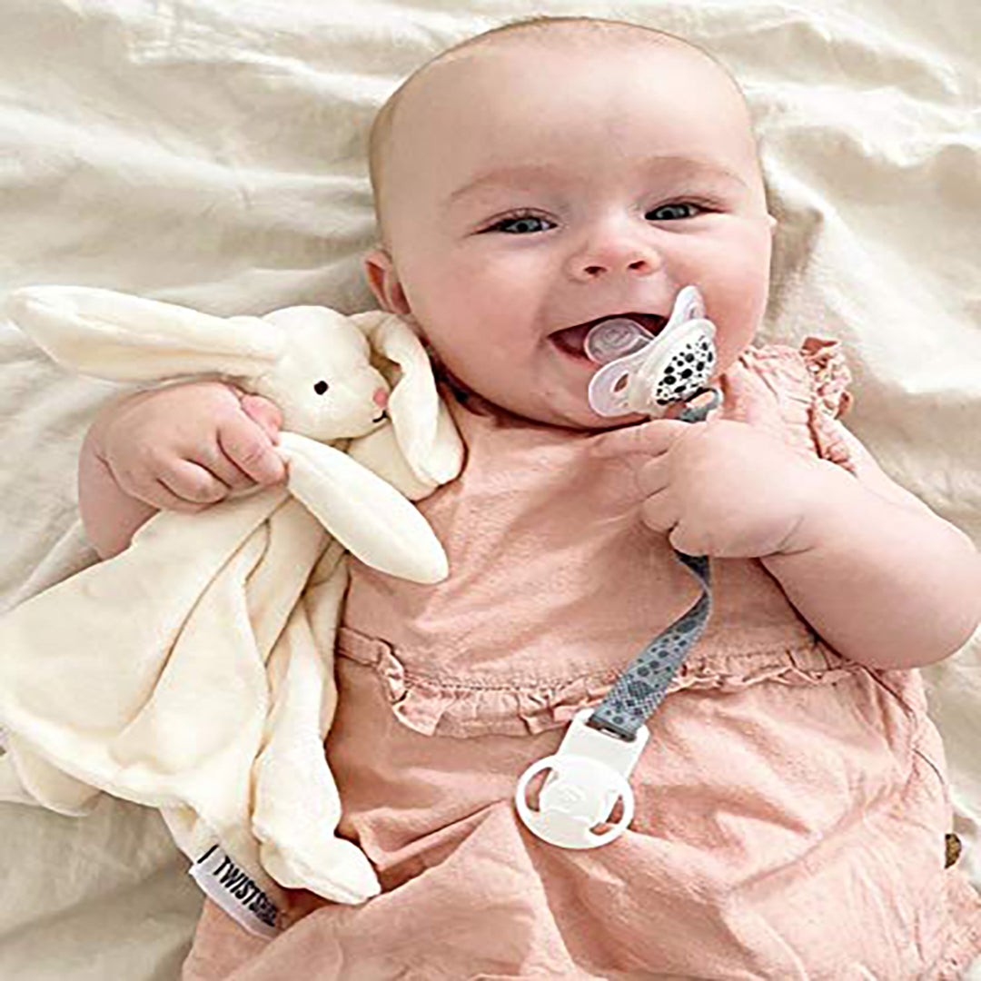 Twistshake Pacifier Clip Pastel Grey