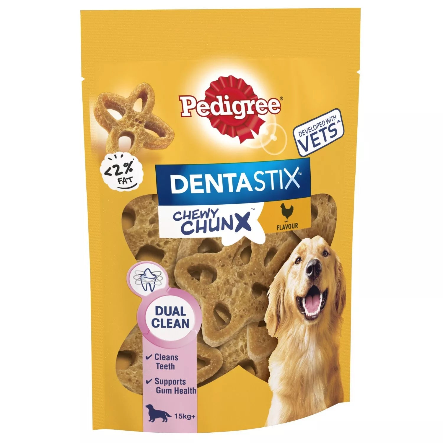 Pedigree Dentastix - Chewy Chunx Maxi - Dog Treat for Large Dogs - Chicken Flavor
