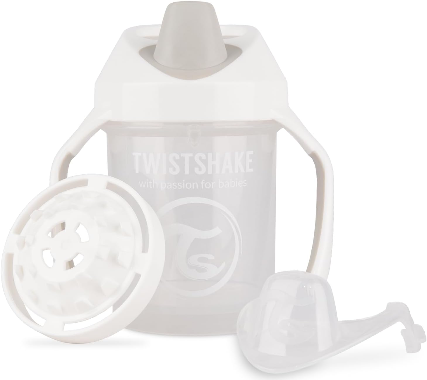 Twistshake Mini Cup – White 230ml (4+ Months)
