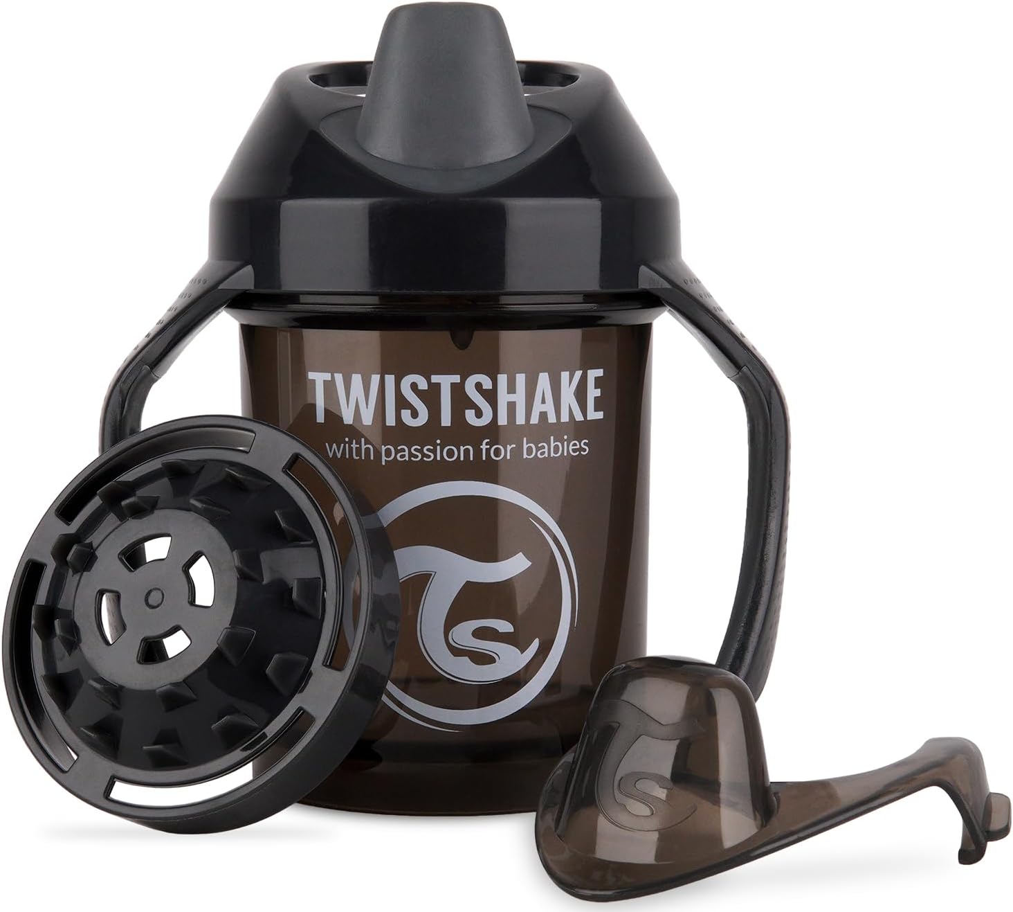 Twistshake Mini Cup – black 230ml (4+ Months)