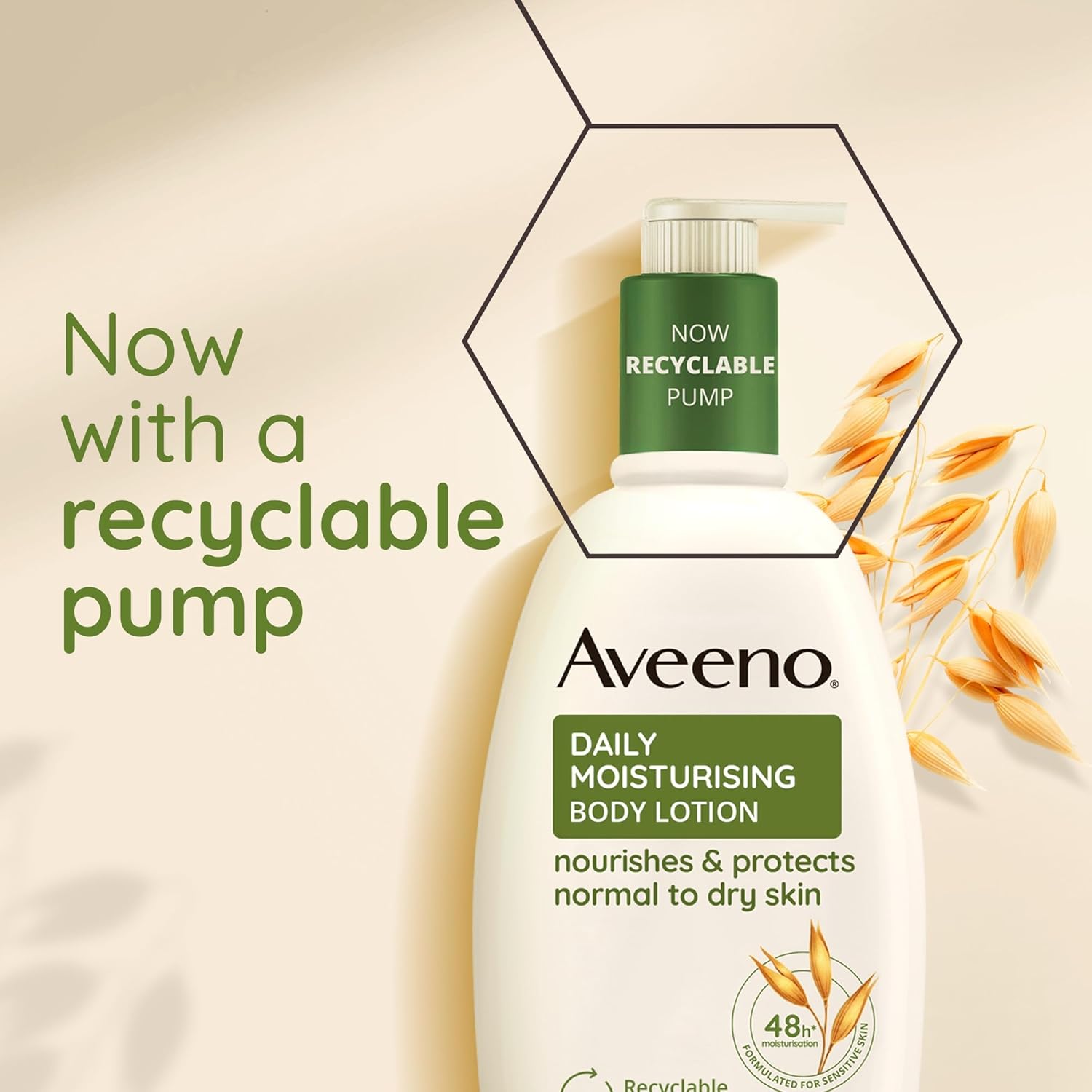 Aveeno Daily Moisturising Body Lotion with Prebiotic Colloidal Oatmeal – 500 ml