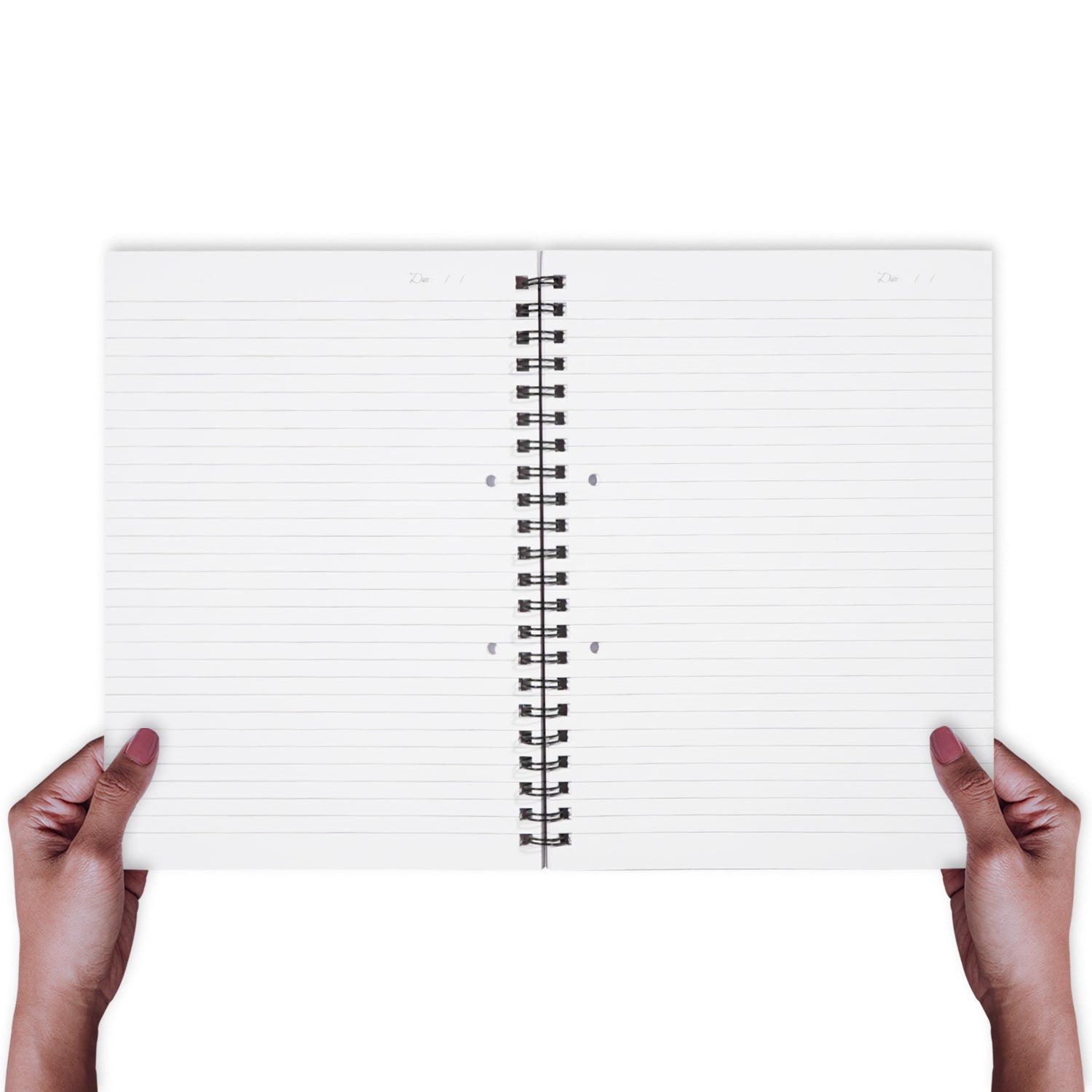 Smart Block Lined Spiral Journal Notebook, 224 Pages (Magenta)