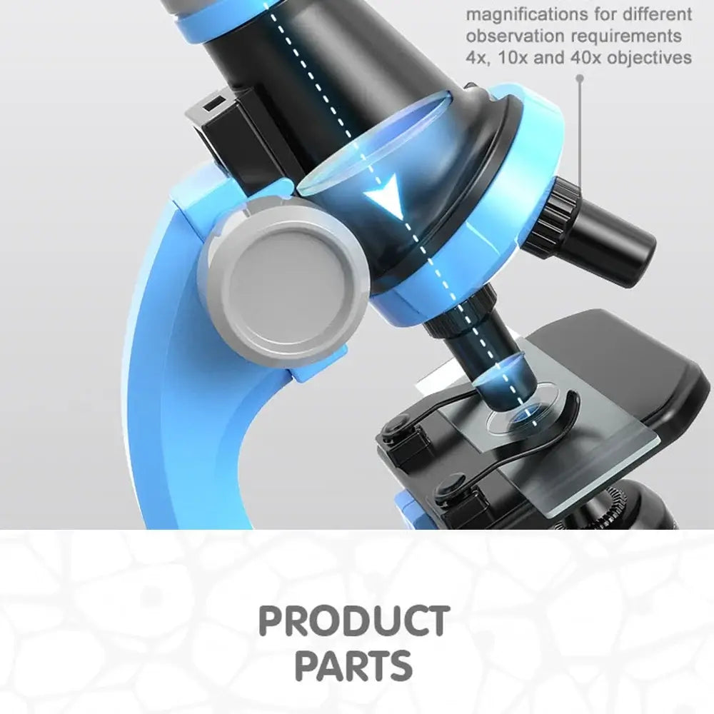 Close-up of Mini Microscope Toy showcasing magnification features for kids' educational science exploration.
