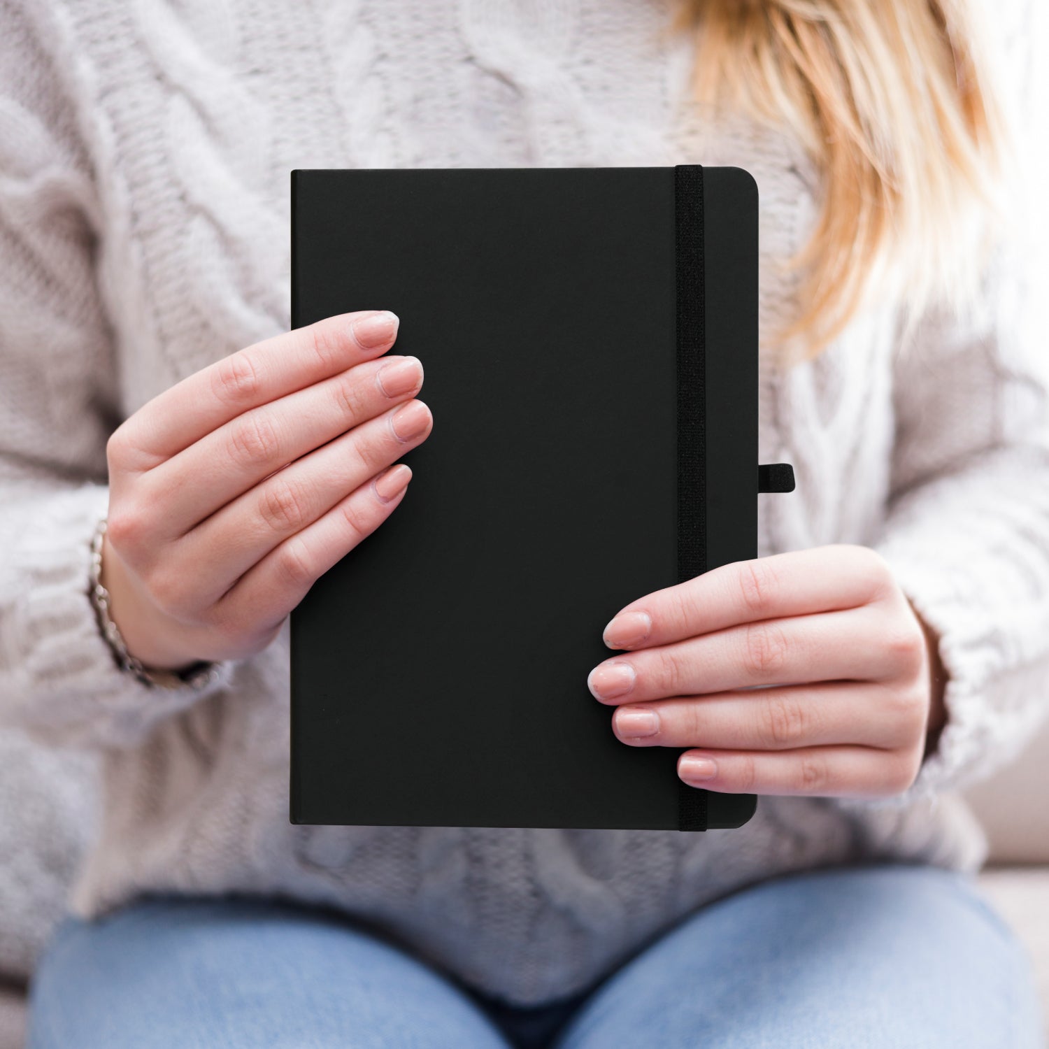 A5 Maestro Journal Notebook – Ruled Paper, 160 Pages (Black)