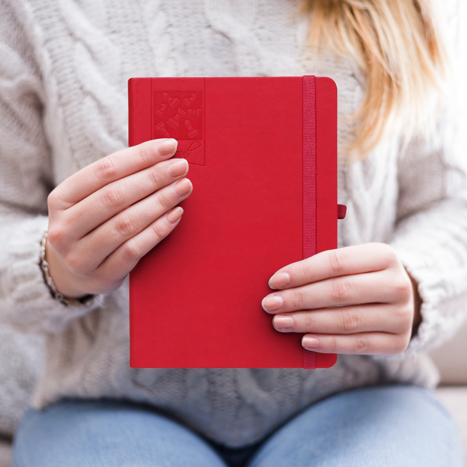 A5 Chess Works Privy Journal Notebook, 256 Pages (Red)