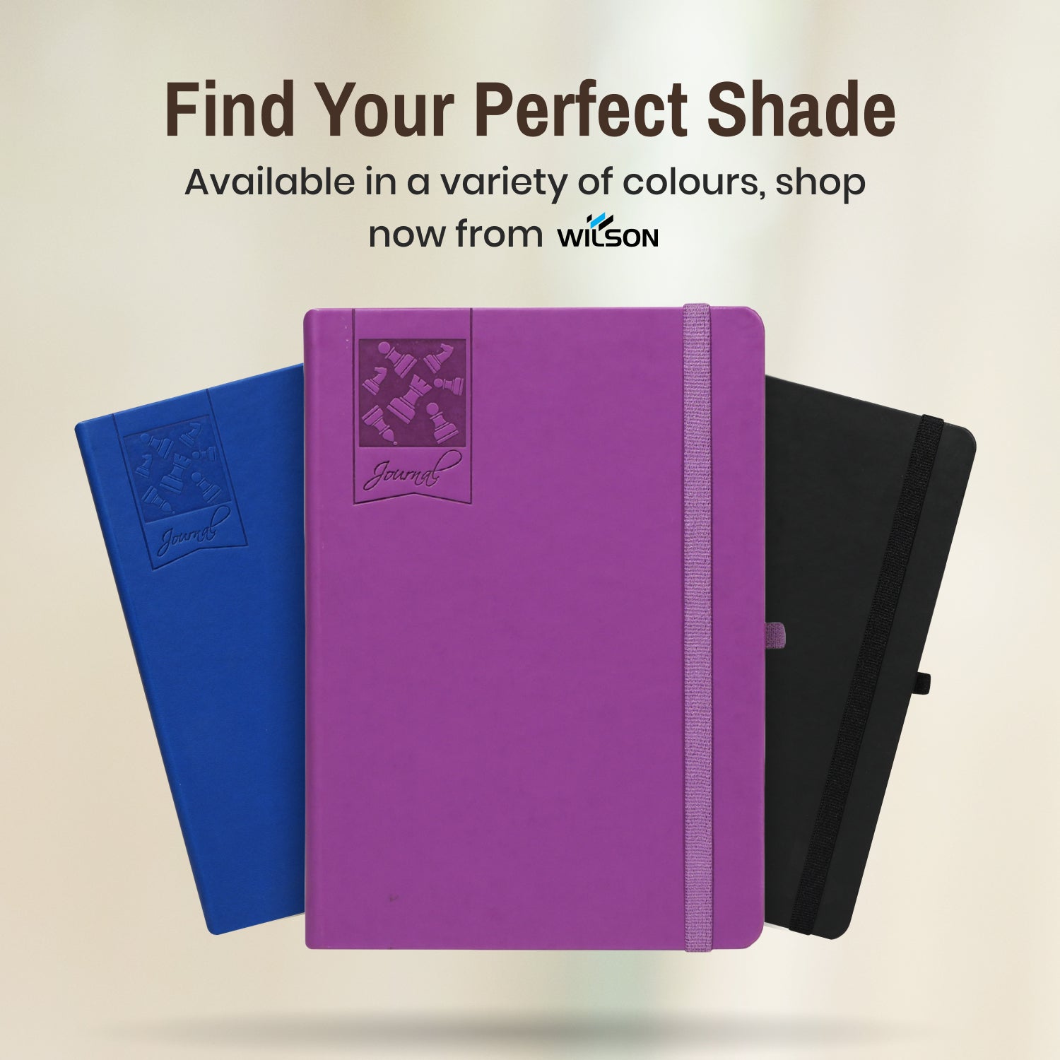 A5 Chess Works Privy Journal Notebook, 256 Pages (Purple)