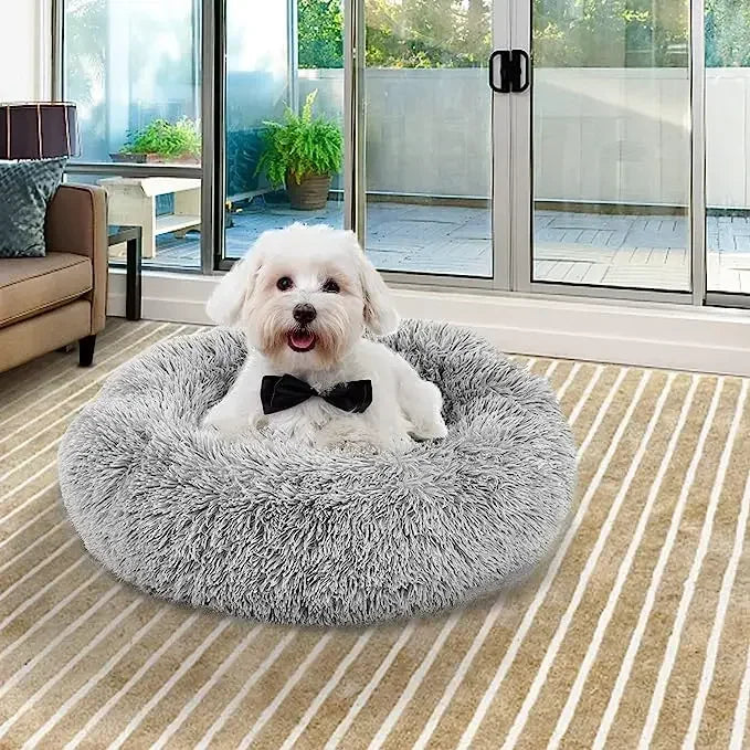Super Soft Plush Cat & Dog Bed – Warm Nest, Cushion Basket, Ideal for Pets