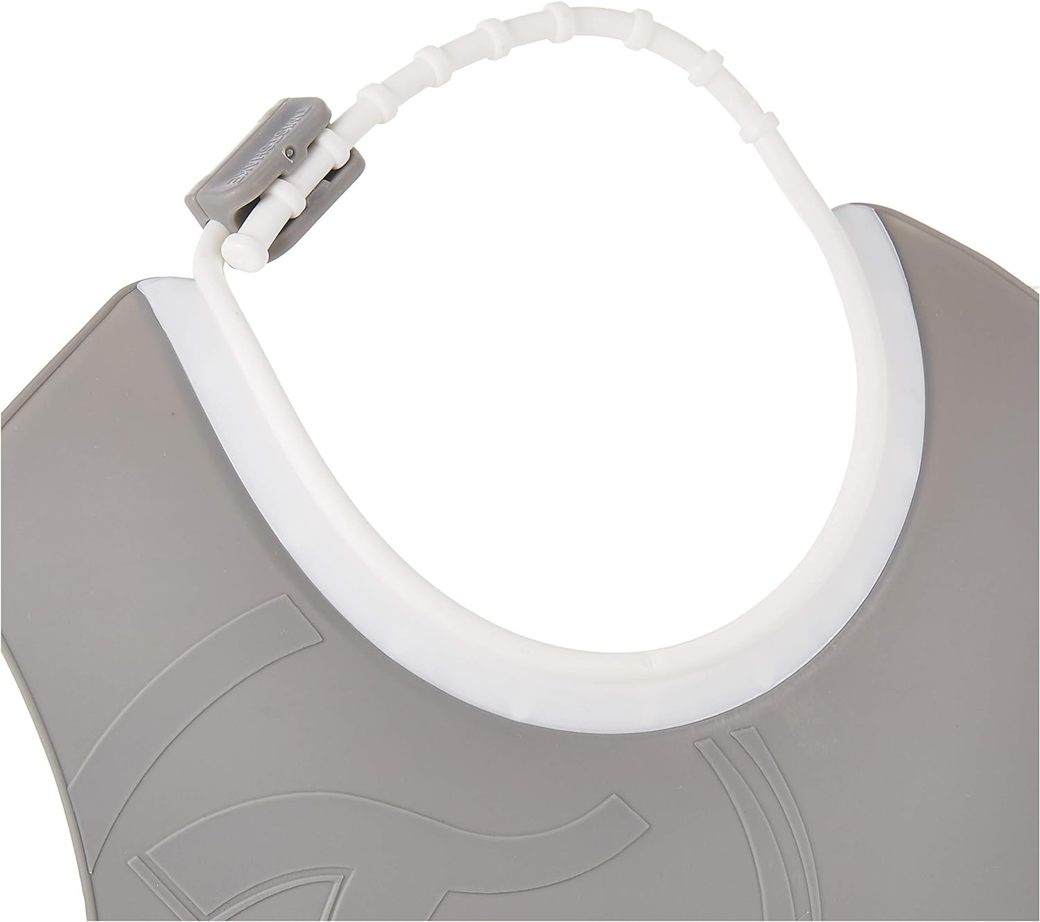 Twistshake 2X Baby Bibs with Crumb Tray, Waterproof, 4+ Months, Pastel Grey/White - Infinity Market