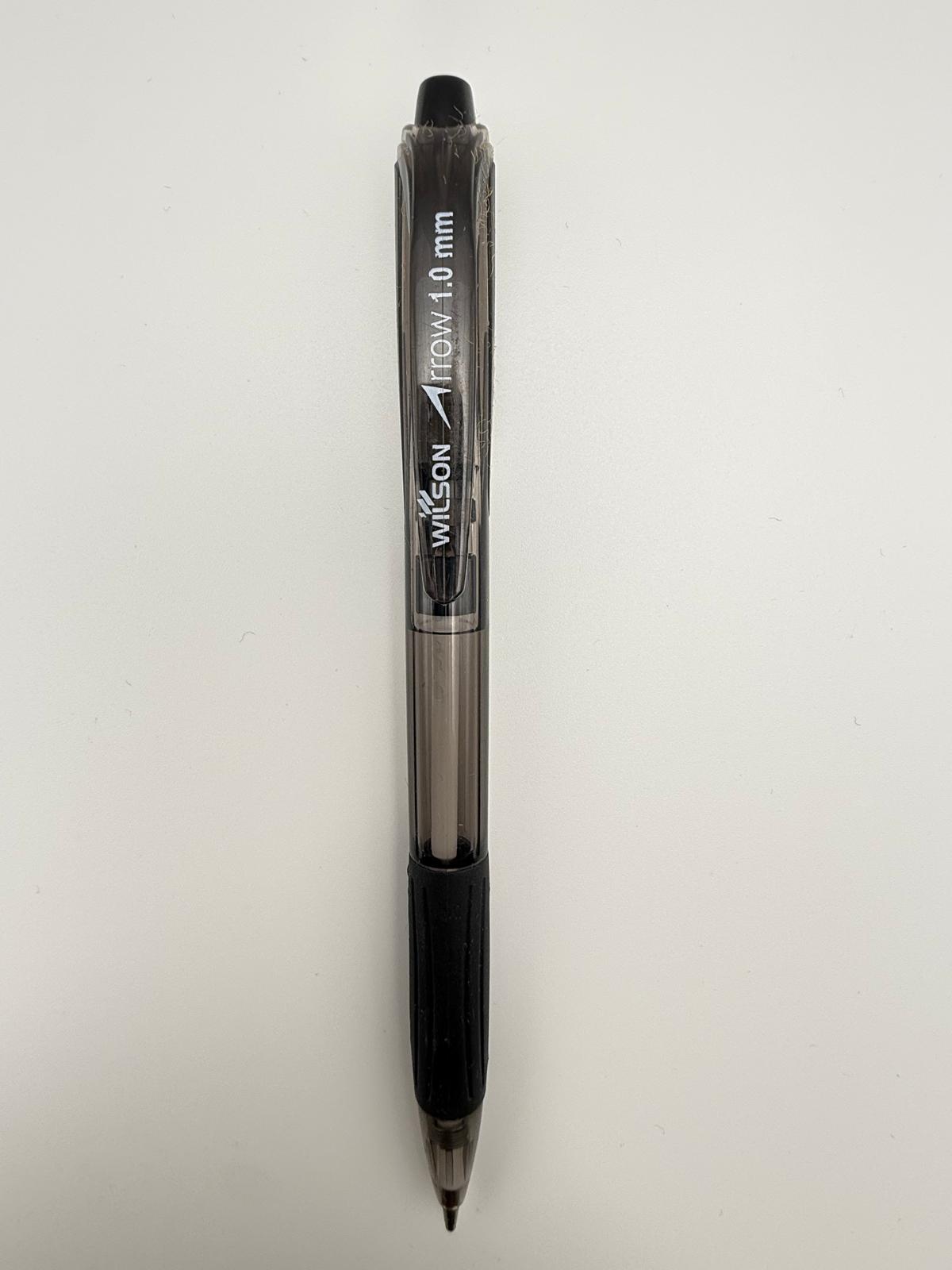 Wilson Arrow Black Ballpoint Pens 80 Pack